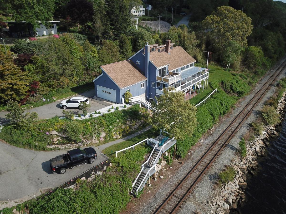 Spectacular Home With A Amazing Ocean - River View グロトン エクステリア 写真